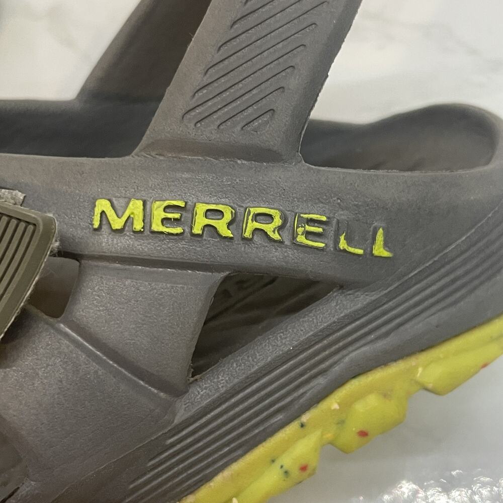 Merrell Hydro Drift Shoes Womens Size 5 Gray Green Yellow Sandals M Select Grip - Picture 7 of 11